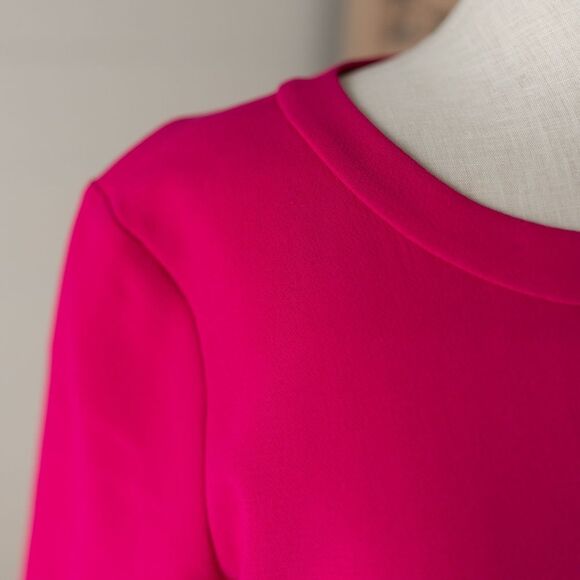 Kate Spade Fuchsia Scalloped Shift Dress‎ size 6 - Picture 4 of 12